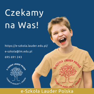 e-szkoła lauder polska edukacja żydowska judaizm hebrajski dla dzieci